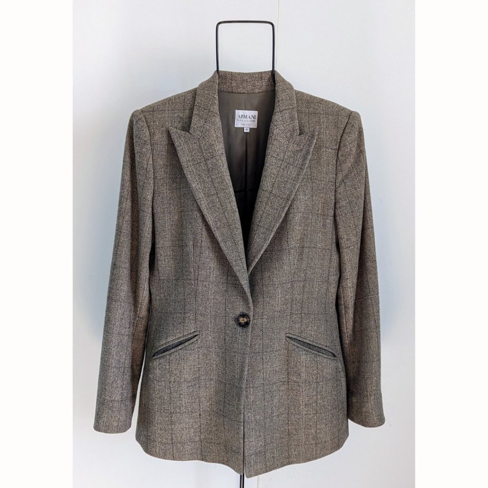 Armani Collezioni Wool & Cashmere Blazer, Sz 46/10-12